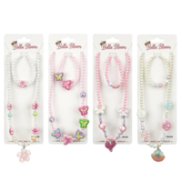 4A BEADED NECKLACE & BRACELET SET