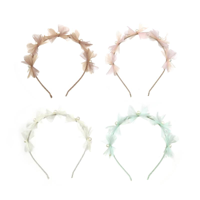 4A FAUX PEARL BOW HEADBAND