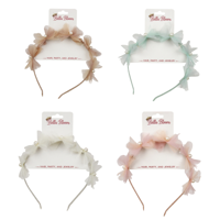 4A FAUX PEARL BOW HEADBAND