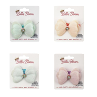 4A SINGLE BOW HAIR ELASTICS