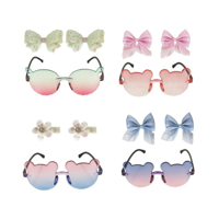4A 3PC HAIR CLIPS & GLASSES