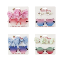4A 3PC HAIR CLIPS & GLASSES