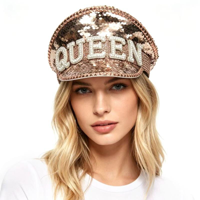 QUEEN SEQUIN HAT