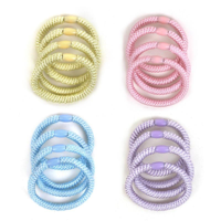 4A 4PK THICK ELASTIC HAIR TIES