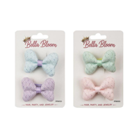 4A 2PK 5CM BOW HAIR CLIPS