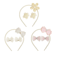 3A FAUX PEARL HEADBAND & HAIR CLIPS