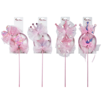 4A PINK HEADBAND & WAND SET
