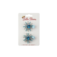 2PK SNOWFLAKE HAIR CLIPS