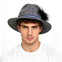 GREY BAVARIAN HAT