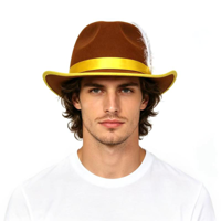 BROWN BAVARIAN HAT