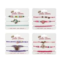 4A 3PK STRING BRACELETS