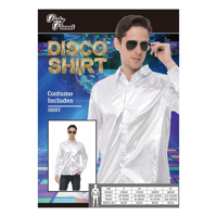 SILVER SEQUINED DISCO SHIRT S