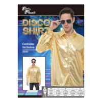 GOLD SEQUINED DISCO SHIRT SIZ