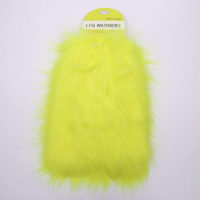 PLUSH LEG WARMERS-YELLOW