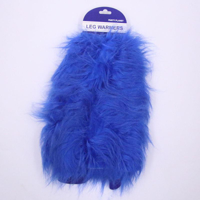 PLUSH LEG WARMERS-BLUE