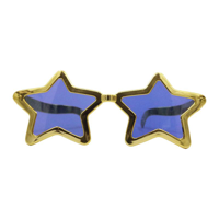 JUMBO STAR GLASSES-YELLOW