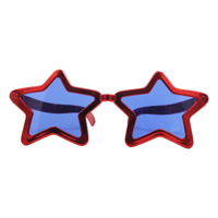 JUMBO STAR GLASSES-RED