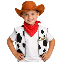 3PC COWBOY DRESS UP KIT
