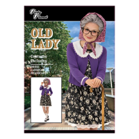 OLD LADY COSTUME SML