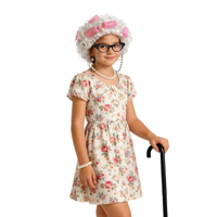 7PC LITTLE OLD LADY DRESS UP KIT