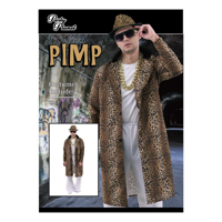 LEOPARD PRINT PIMP COAT
