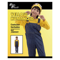2A SIZE SM & MED KID'S UNISEX MINION COSTUME