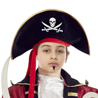 KIDS PIRATE CAPTAIN HAT