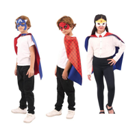 3A SUPERHEROE MASK AND 69CM CAPE