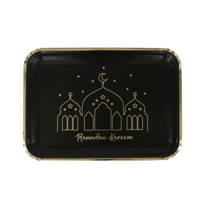 3PK 25X34.5CM HOT STAMP RAMADAN PAPER TRAYS