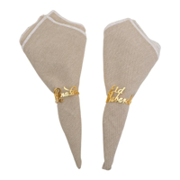2A 4PK  GOLD RAMADAN NAPKIN RINGS