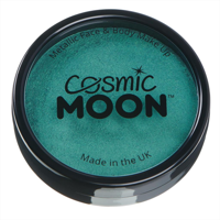 METALLIC PRO FACE PAINT CAKE POT-GREEN