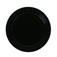 20PK 18CM PLASTIC FREE PAPER PLATES-MIDNIGHT