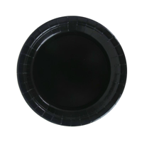 20PK 23CM PLASTIC FREE PAPER PLATES-MIDNIGHT