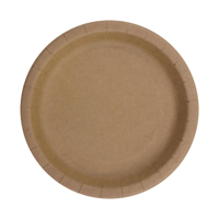 12PK 18CM KRAFT PLATES