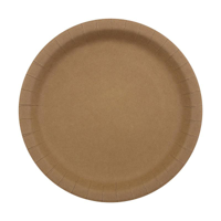 12PK 23CM KRAFT PLATES
