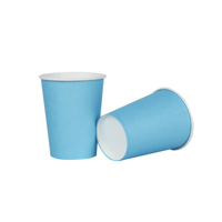 20PK 266ML PLASTIC FREE PAPER CUPS-SKY