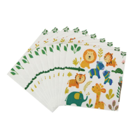 PK 20 33X33CM KIDS JUNGLE ANIMALS NAPKINS