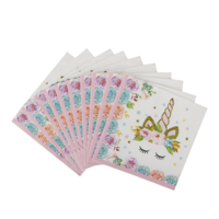 PK 20 33X33CM UNICORN NAPKINS