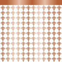 ROSE GOLD DIAMOND FOIL CURTAIN-100X200CM