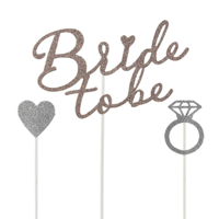 BRIDE TO BE CAKE TOPPER