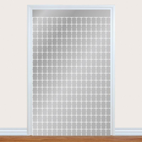 SILVER SQUARE FOIL CURTAIN-100X200CM