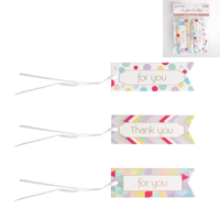 12 RAINBOW  TAGS