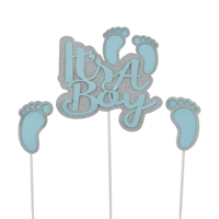 IT'S A BOY CAKE TOPPER