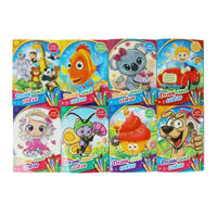 8A A4 12P+2P STICKER COLOURING BOOK