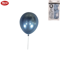 12PK CHROME BALLOONS
