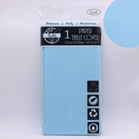 137*274CM 3PLY PAPER TABLE COVER-BLUE