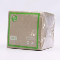 200PK 25X25CM 2PLY KRAFT NAPK