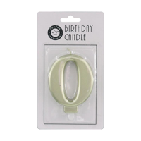 9CM METALLIC GOLD CANDLE 0