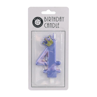 8.5CM METALLIC BLUE CANDLE 4