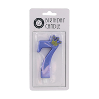 8.5CM METALLIC BLUE CANDLE 7